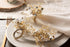 DII Christmas Thanksgiving Holiday Tabletop Décor - Decorative Napkin Ring Holder Set, 6 Piece, 1.5" Diameter, Gold