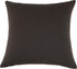 Mixhug Decorative Linen Throw Pillow Covers, Farmhouse Cushion Covers for Couch and Bed, Coffee Brown, Set of 2