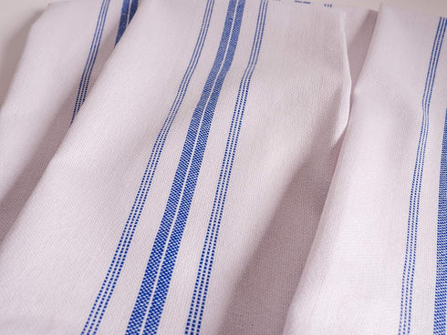 KAF Home Classic Farmhouse Stripe Kitchen Towels, Pure Cotton Dish Towels, Towel Dish Cloths for Cooking, Cleaning, and Dining, Set of 12, Blue by KAF Home