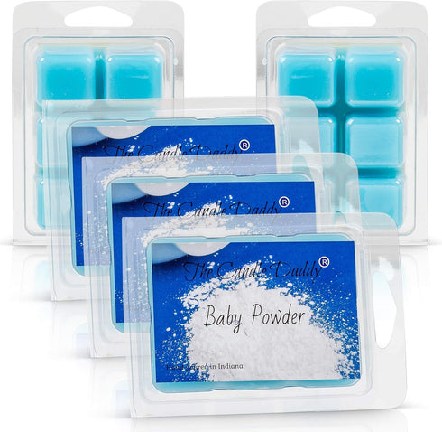 Baby Powder Maximum Scented Wax Cubes/Melts - 5 Packs, 10 Ounces Total, 30 Cubes
