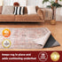 BAGAIL Felt and Natural Rubber Backing Rug Pads, 1/4” Thick Non Slip Carpet Gripper for Hardwood Floors
