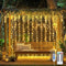 JMEXSUSS 200 LED Curtain Lights for Bedroom, Warm White Curtain Fairy Lights
