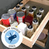 S&T INC. Under Sink Mat, Non-Adhesive Shelf Liner for Kitchen Cabinet, Waterproof Drawer Liner, 24x30 Inches, Grey
