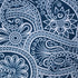 DII Paisley Outdoor Tabletop Collection, Water Resistant Tablecloth, 60" Round, Blue