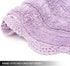 Chardin Home Lavender Crochet Bathrug, 100% Cotton Round Bathmat, 24 Inch Diameter, Handcrafted