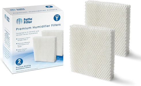 Fette Filter - Filter T Humidifier Wicking Filters for Honeywell HFT600T HFT600PDQ, Includes 2 Filters