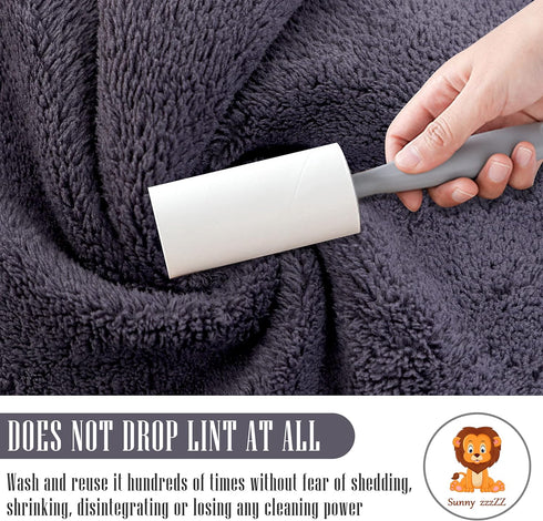 24 Pack 10 10 Inch Sunny zzzZZ Kitchen Dishcloths - Does Not Shed Fluff - Reusable Dish Towels, Dish Cloths, Super