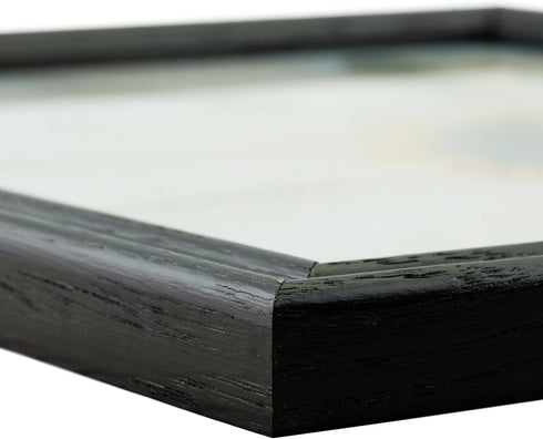 Craig Frames 200ASHBK Picture/Poster Frame, 0.75-Inch Wide, Black, 18 by 24-Inch, Wood Grain Finish