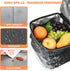 Tirrinia Insulated Lunch Box for Men/Women, Leakproof Lunch Bag for School Work, Charcoal Soft Cooler