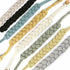 BEL AVENIR Curtain Tiebacks, Magnetic Woven Curtain Holdback Drapery Tie-Back (Ivory Braid-2 Pack)