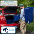VENO 8 Pack Moving Bags with Backpack Straps, Storage Bins & Packing Supplies (Blue, 8 Pack)
