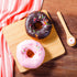 Large Non-Stick Donut Pan for Baking, 9 Cavity Silicone Bagel Mold, BPA Free, 11.2 x 11.1 Inches