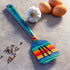 12-1/2" Wooden Slotted Spatula from Baltique Montego Bay Collection, Safe for Nonstick Cookware