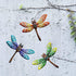 YNGFIL Dragonfly Wall Art Decor | 3 Pack Metal Indoor Outdoor Hanging Decorations for Living Room Bedroom, 9 Inch