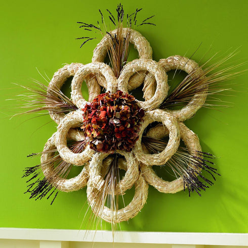 FloraCraft Straw Wreath Form, 14 Inch, Natural