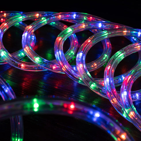 WYZworks 1116LEDs 100ft LED Outside Rope Lights, Outdoor ETL Certified Waterproof, Colorful for Christmas