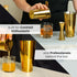Set 18 oz Set 304 A Bar Above Professional Boston Shakers Weighted and Unweighted Stainless Steel Cocktail Shaker