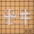 Set of 2 Kidney Cookie Cutters (Designs: External and Internal Kidney), 2 Pieces - Bakerlogy