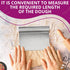 Bench Scraper Kitchen Tool – Multipurpose Pastry Scraper with Measuring Scale, Pizza & Bread Dough Cutter, Stainless