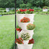 5 Hourleey Strawberry Planter, Tier Stackable Gaden Tower for Flowers, Vegetables, Grow Your Own Herb Garden Vertical