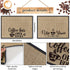 Cunhill 2 Pieces Coffee Bar Mat, 20 x 14 Inch Coffee Placemats for Coffee Station, Countertops Accessories