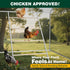 (58.2" 32" Chicken Perch Roosting Bars for Coop Farm Chicken Toys Roost Ladder for Backyard Poultry L x W)
