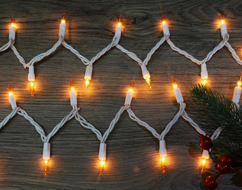 Light,100 Count 19.6ft,Indoor/Outdoor 120V LAMPHOME Christmas String Incandescent Mini String Light in UL Certified