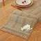 Niviy Burlap Boho Table Runner for Home Decor with Tassels 90 Inches