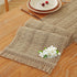 Niviy Burlap Boho Table Runner for Home Decor with Tassels 90 Inches