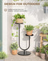 2 Bamworld Outdoor Plant Stand Metal Plant Stand Indoor Corner Plant Stands Tier Plant Shelf for Tall Plant Holder