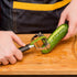 Deiss PRO Dual Julienne Peeler & Vegetable Peeler - Non-slip Handle, Y Peeler for Veggie Noodles