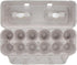 1 Dozen (Pack 25) MT Products Printed Natural Pulp Egg Cartons - Disposable Egg Storage Container of - Made in the USA