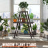 GHWIE 3 Plant Stand Indoor Plant Shelf Outdoor bamboo Plant Rack, Tiers Ladder Plant Holder Flower Stand for Living