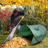 LFUTARI 150 Gallon Foldable Pop Up Leaf Collector, Leaves Pickup and Loader Bag, Lawn Portable Leaf Bags for Cleaning