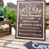 Jetec Open Bar Wedding Sign, Funny Wood Bar Sign for Your Reception Party, Hanging Wooden Rustic Farmhouse Decoration