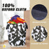 NUTAINLA 17.7x13.7 Inch Cow Texture Laundry Basket Brown White Print Foldable Oxford Cloth Funny Tote Bag Laundry