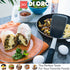 DI ORO Chef Series FLEX Silicone Spatula, 600ºF Heat-Resistant, Flexible Turner Spatulas, 3-Piece Set