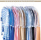 Handy Laundry Clear Vinyl Shoulder Covers, Set of 16 Garment Protectors for Suits, Dresses, and Blouses