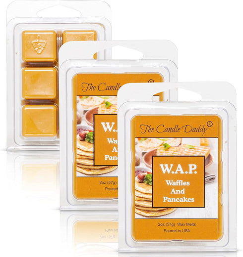 The Candle Daddy W.A.P. - Waffles and Pancakes Scented Melt, Maximum Scent Wax Cubes/Melts, 1 Pack - 2 Ounces