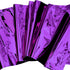 Purple Foil Tablecloth, Plastic Table Cover for Wedding, Birthday, Baby Shower, 54 x 108 Inch, 2pc
