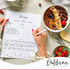 Outshine Premium Recipe Paper for 8.5" x 11" Recipe Binders, Farmhouse Design (50 Sheets) | Full Size Recipe Refill