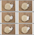 Set 6 3D Baby Shower Cookie Cutter Piece Stampers Molds DIY Fondant Decorating for Kids' Birthday Party Kitchen Tools