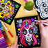 Stuff2Color Super Pack of 18 Fuzzy Velvet Coloring Posters (Animal Smiles) - Arts & Crafts for Kids and Group Activities