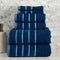 Combed Cotton Towel Set- Rice Weave 100% Combed Cotton 6 Piece Set