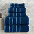 Combed Cotton Towel Set- Rice Weave 100% Combed Cotton 6 Piece Set