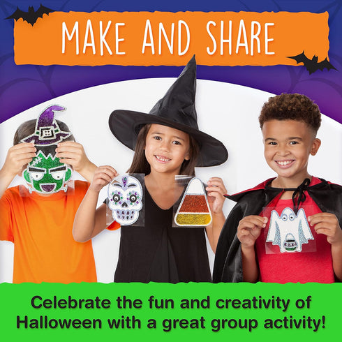 Creativity for Kids Halloween Crafts, Make Your Own Halloween Window Art with Halloween Window Clings