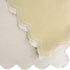 15 36 Inch, yuboo Small Scalloped Table Runner x Vintage Short Champagne Coffee Table Cover, Dresser Scarf for Bedroom