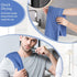 MICROFI 2 430 ber Waffle Hand Towels, Pieces, Soft, Absorbent, Fast Drying, Lint Free GSM (Dark Blue)