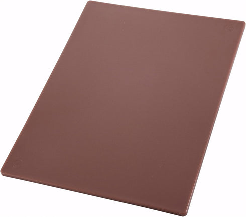 Winco Cutting Board, 12 by 18 by 1/2-Inch, Brown by Winco