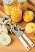 Farm to Table 9 Inch Jar and Bottle Vise/Opener, White
